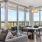 Gray sectional couch in luxury Charlotte apartment