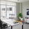 Home office with books and computer